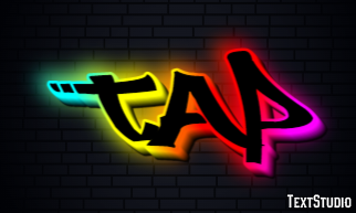 Tap Tekst Effect