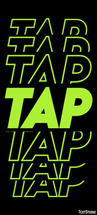 Tap Effetto testo