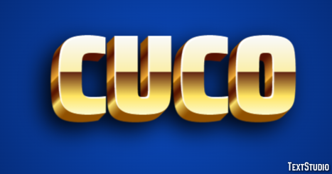Cuco Efecto de Texto