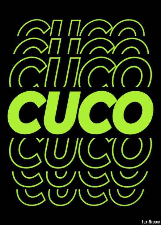 Cuco Efecto de Texto