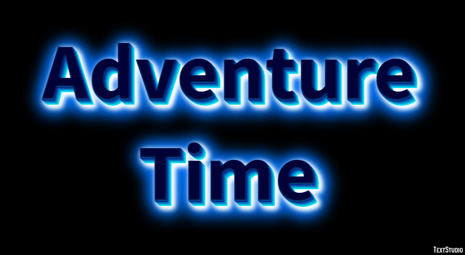 Adventure Time Text Effect