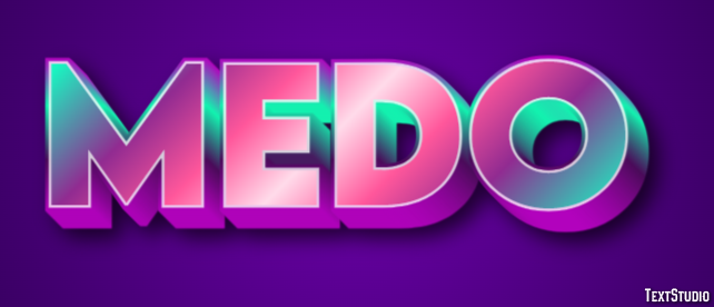 Medo Efecto de Texto