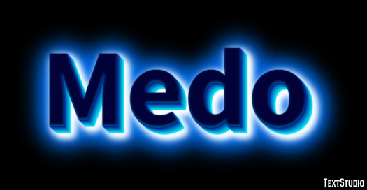 Medo Efecto de Texto