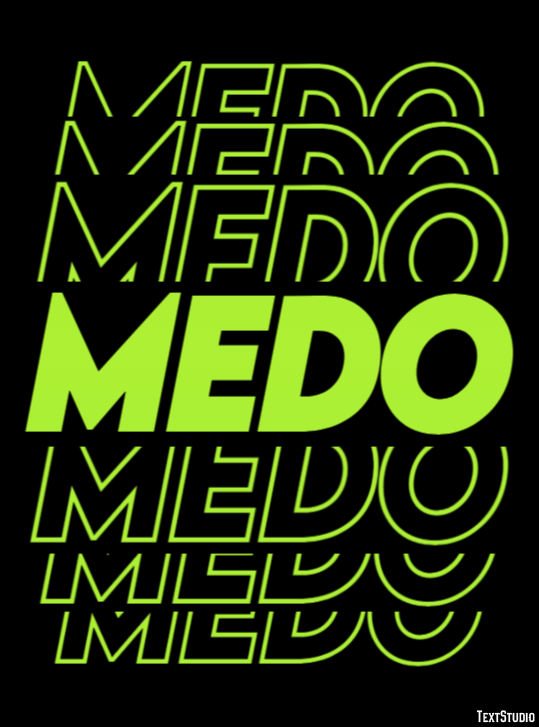 Medo Efecto de Texto