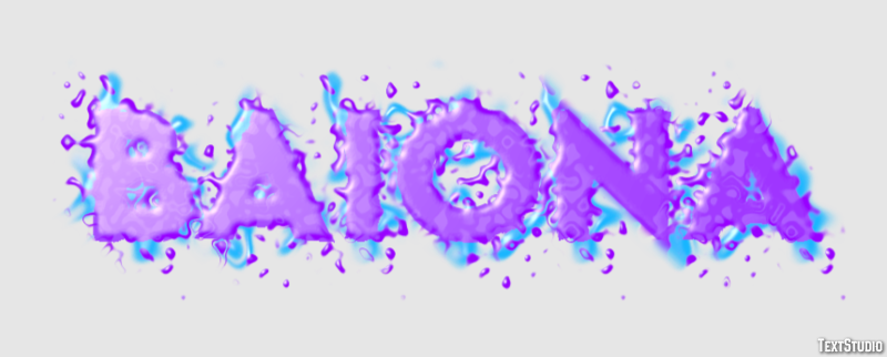 Baiona Text effect