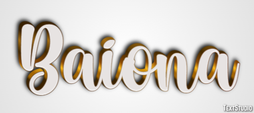 Baiona Text Effect