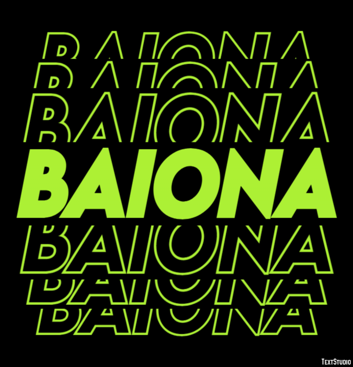 Baiona Text Effect