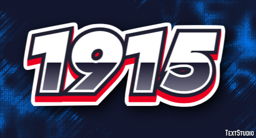 1915 Text Effect
