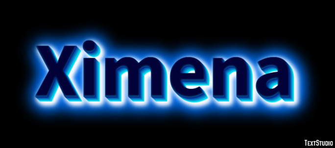 Ximena Text effect