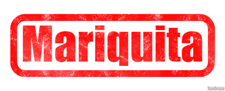 Mariquita Efecto de Texto
