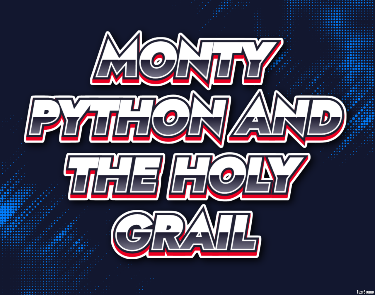 Monty Python and the Holy Grail Эффект текста