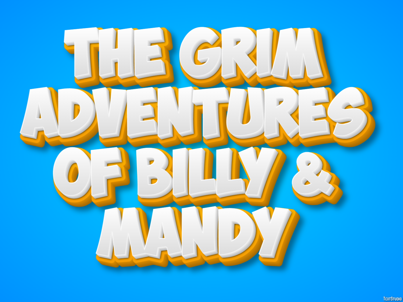 The Grim Adventures of Billy & Mandy Text Effect
