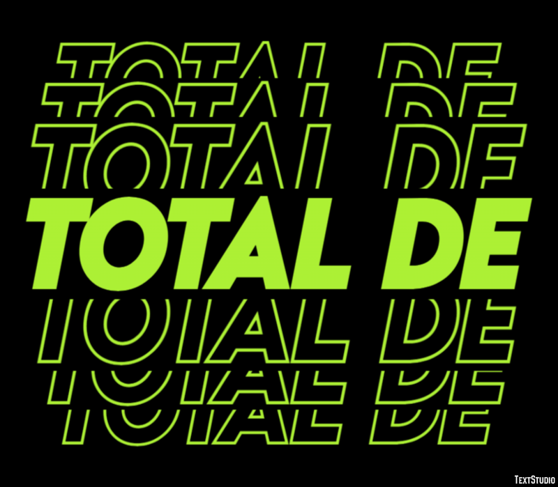 Total de Efeito do texto