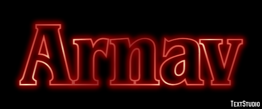 Arnav Text Effect