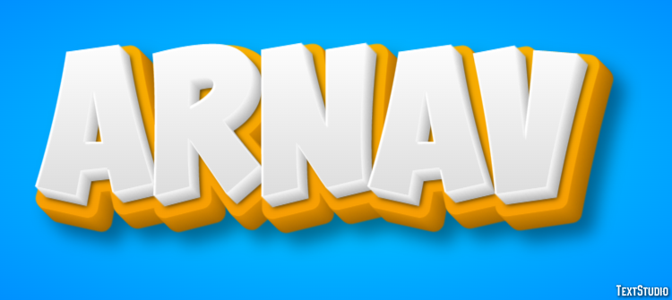 Arnav Text Effect