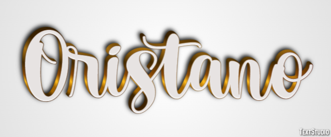 Oristano テキスト効果