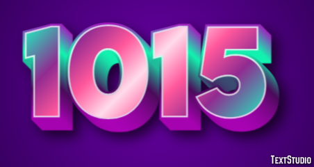 1015 Text Effect