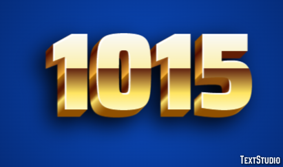 1015 Text Effect
