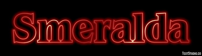 Smeralda Effetto testo