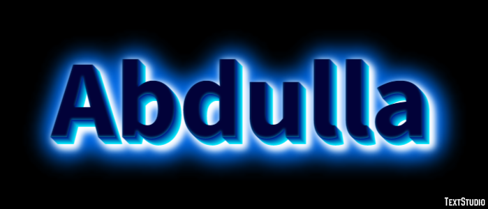Abdulla Эффект текста
