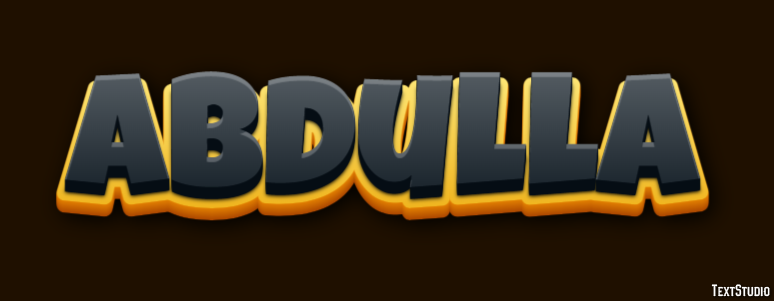 Abdulla Text effect
