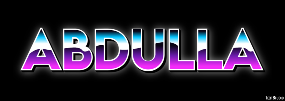 Abdulla Text effect