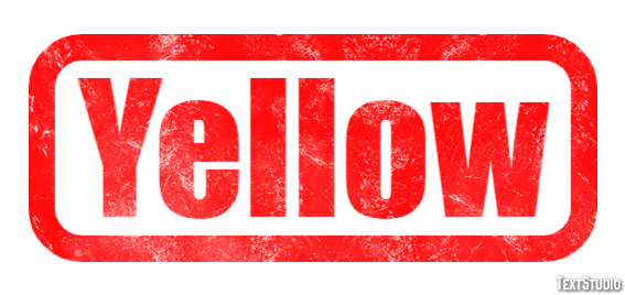 Yellow Efecto de texto