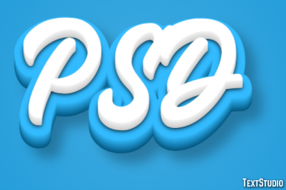 PSD Текстовый эффект