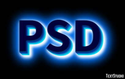 PSD Текстовый эффект