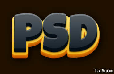 PSD Текстовый эффект