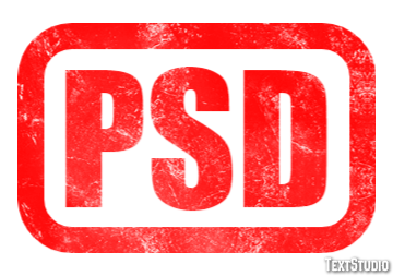 PSD Текстовый эффект