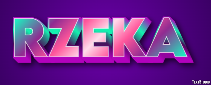 Rzeka Texteffekt