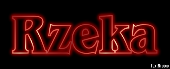 Rzeka Texteffekt