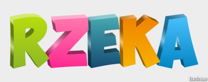 Rzeka Texteffekt