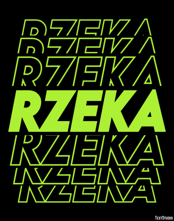 Rzeka Texteffekt