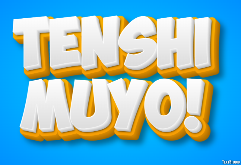 Tenshi Muyo! Text Effect