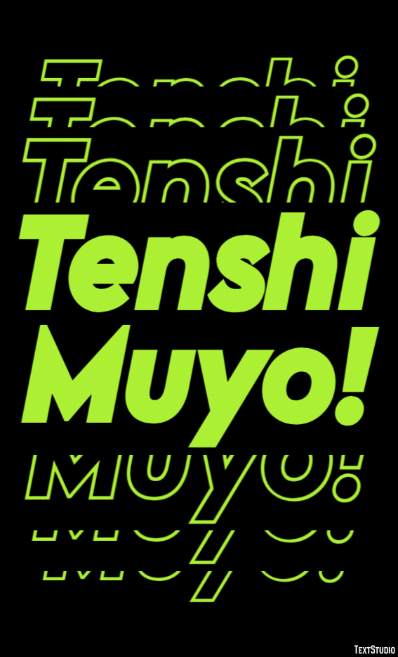 Tenshi Muyo! Text Effect