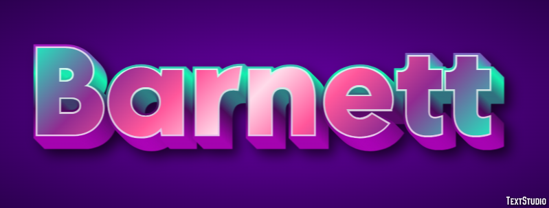 Barnett Text effect