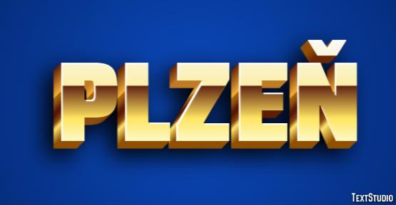 Plzeň Efekt tekstowy