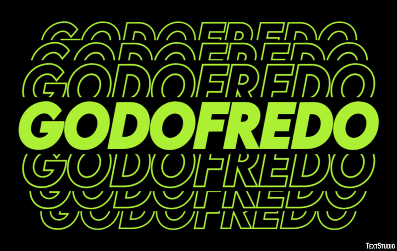 Godofredo Efecto de Texto