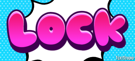 Lock Text Effect