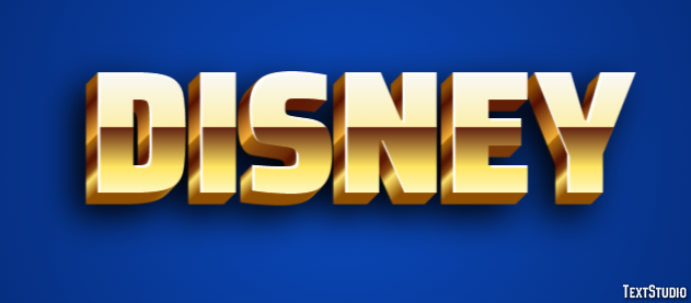 Disney Text Effect