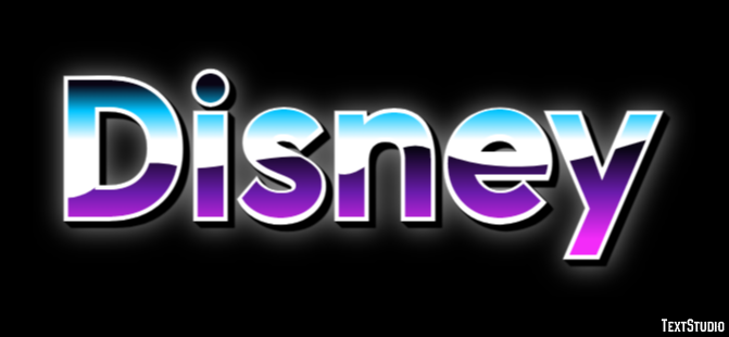 Disney Text Effect