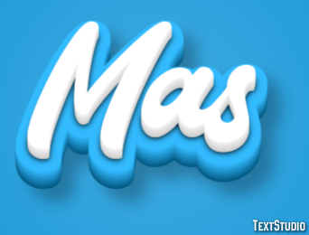 Mas Efeito de texto