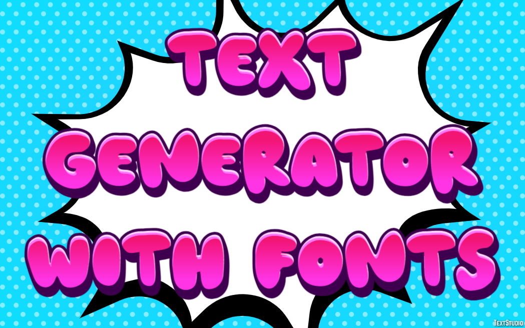 Text Generator With Fonts Effetto testo