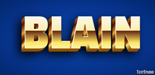Blain Text effect