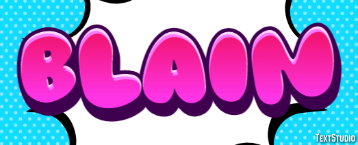 Blain Efeito de texto
