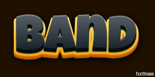 Band Text Effect