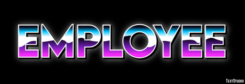 Employee Effet de Texte