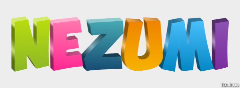 ネズミ Effet de Texte